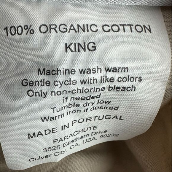 PARACHUTE Organic Cotton King Sham - Picture 4 of 5